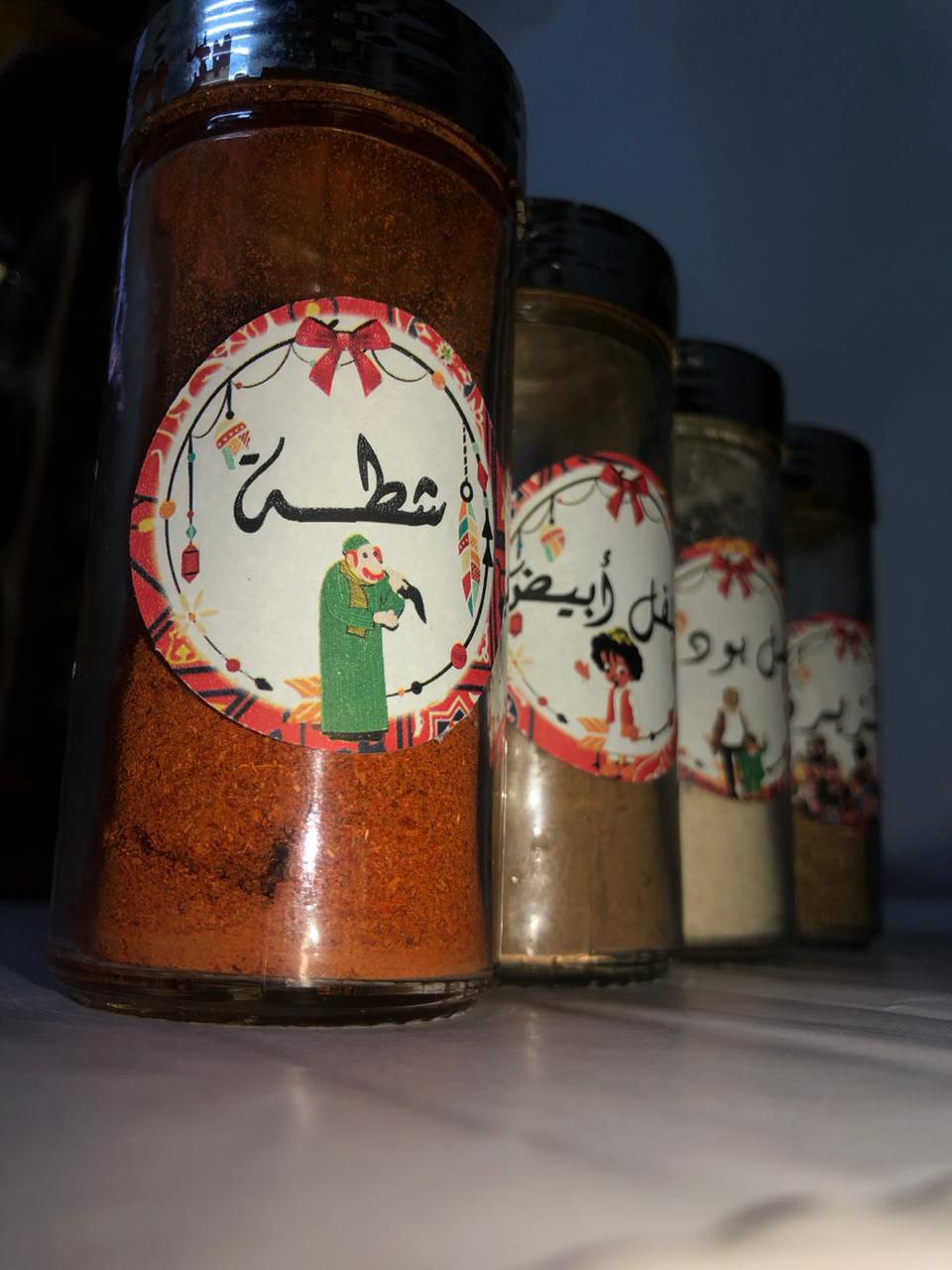 استيكر توابل رمضان مقاوم للمياه