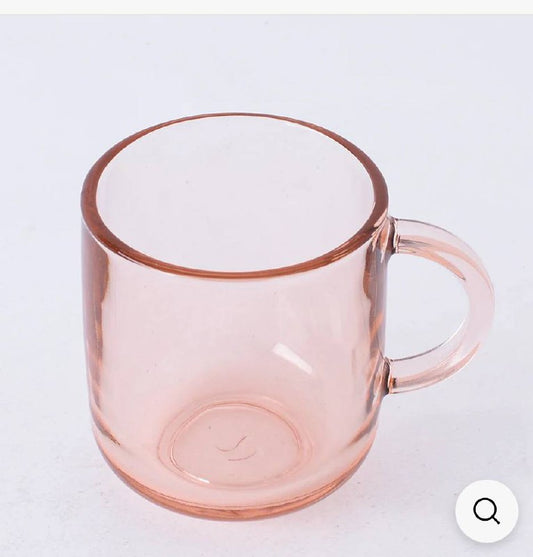 طقم مجات زجاج 6 قطع بألوان مميزة