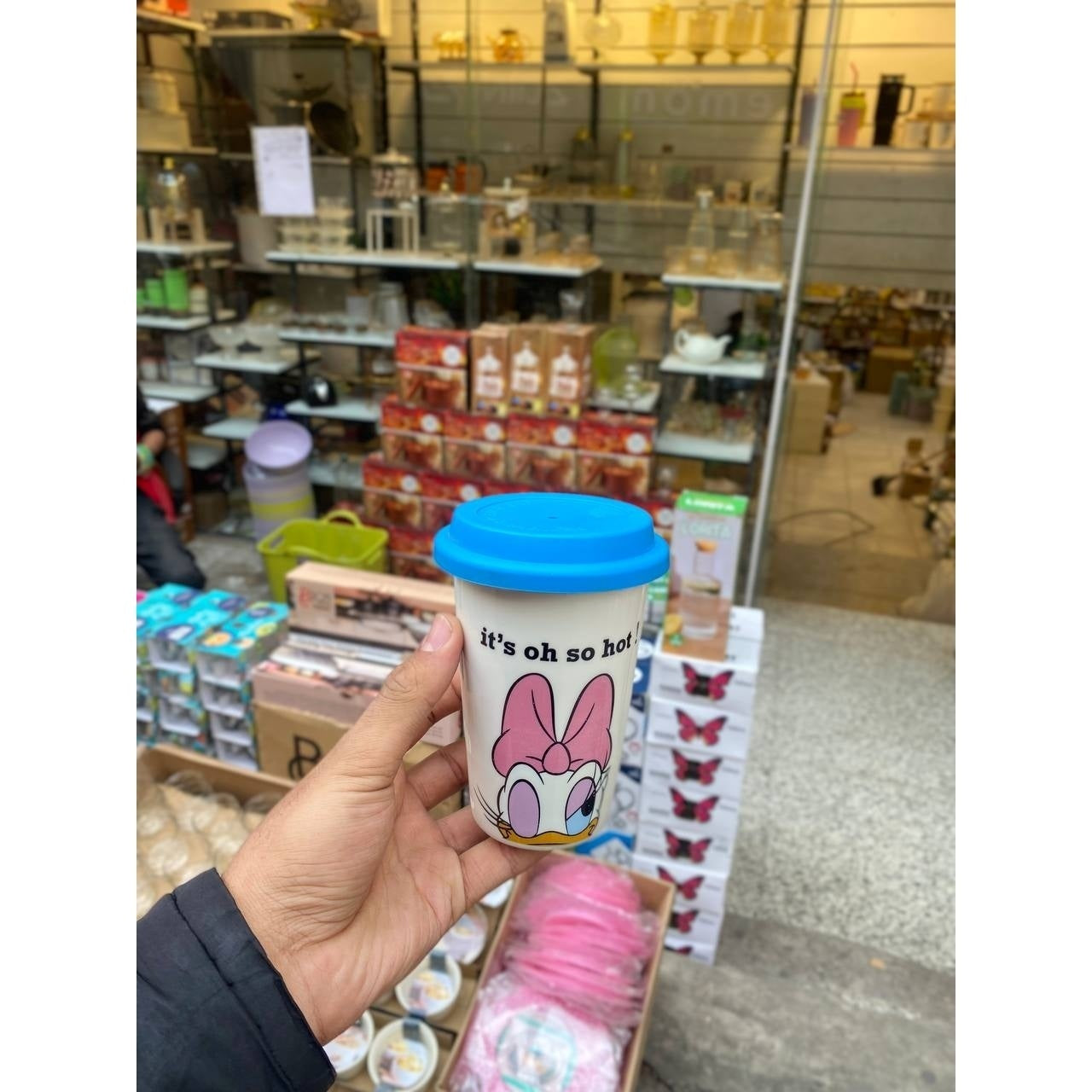 هوم فيلون مج بورسلين بغطاء سيليكون ديزني