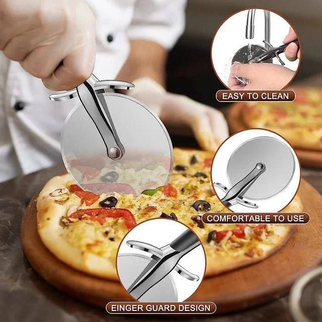 قطاعه بيتزا بعجله استانلس