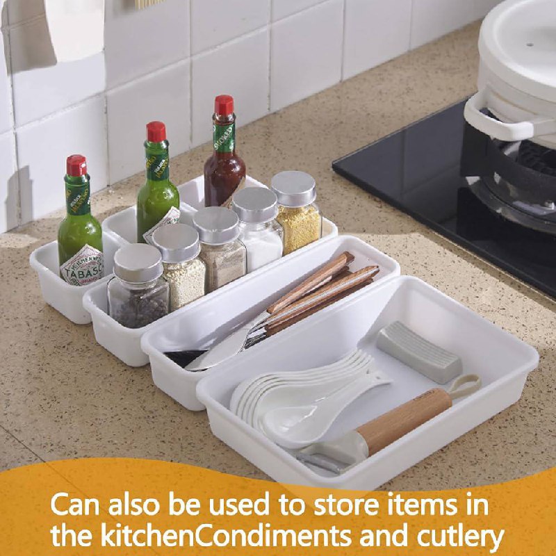 منظم اكسسوارات بلاستيك للأدراج