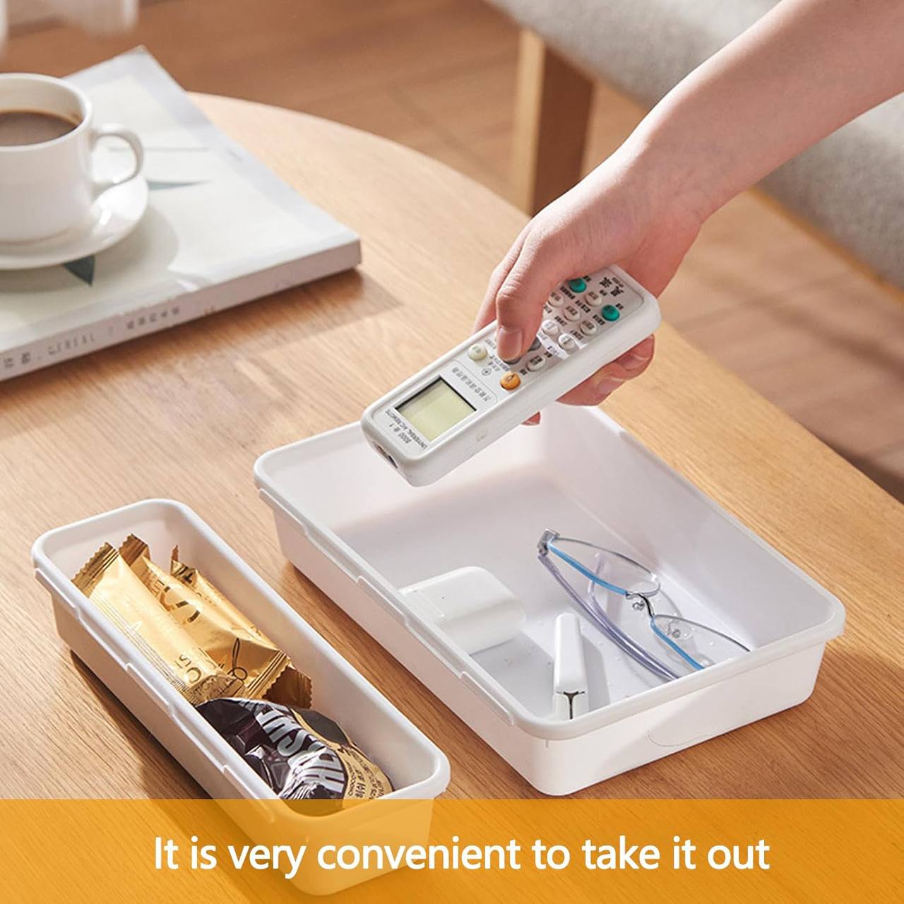 منظم اكسسوارات بلاستيك للأدراج