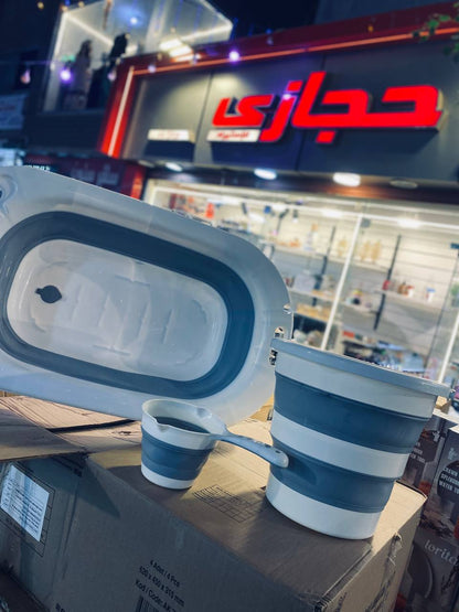 بانيو أطفال سيليكون قابل للطي