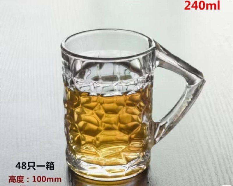طقم مجات زجاج للشاي - 6 قطع