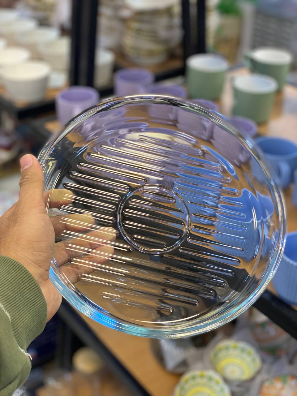 صينية فرن حرارية مدورة كبيرة