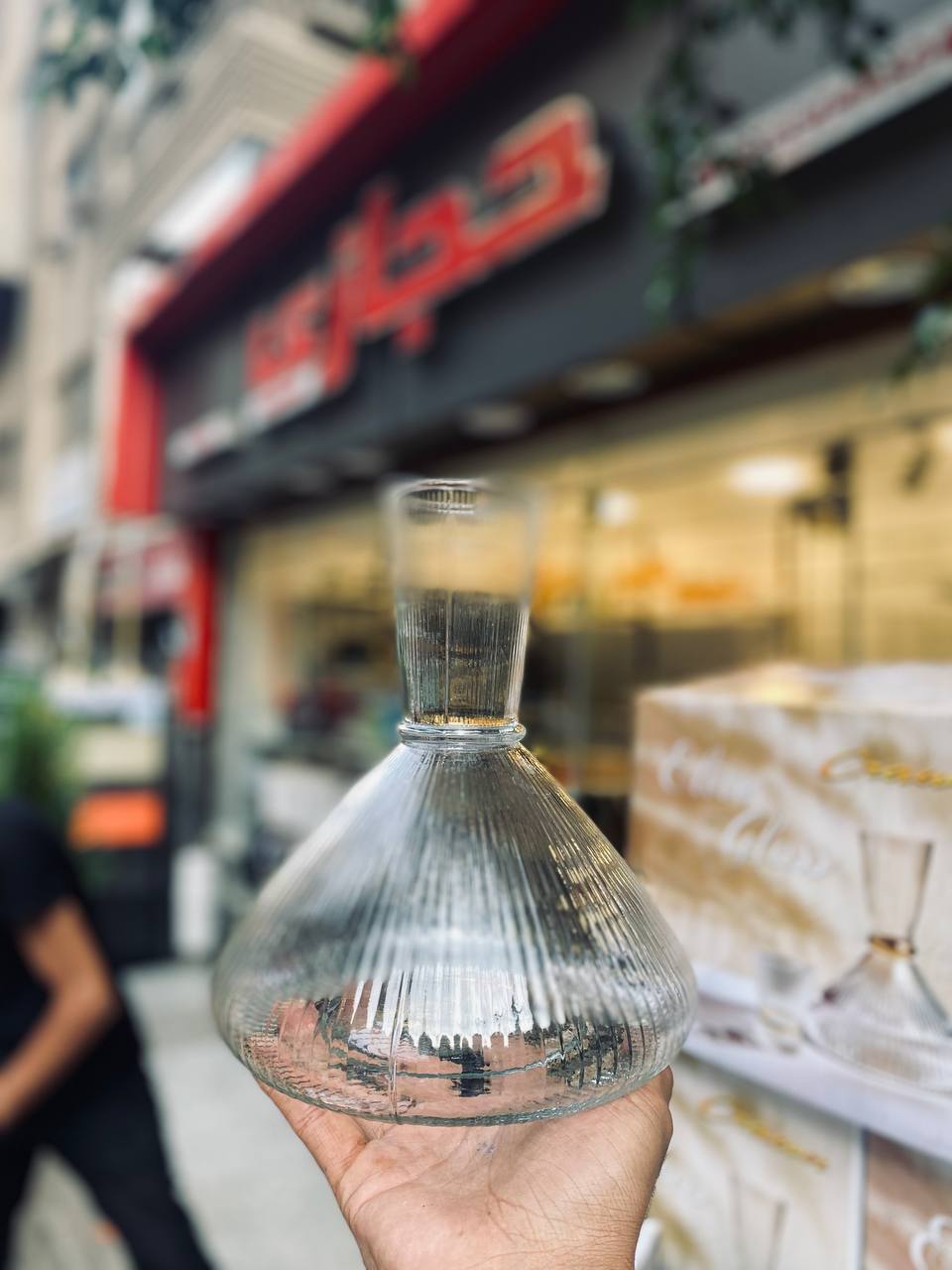 طقم عصير زجاجي فاخر 7 قطع